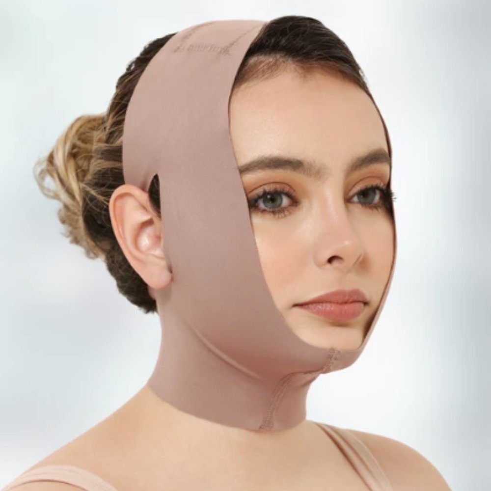 Post Surgery Compression Chin & Neck Face Lift Surgery Mask Wrap Bandage